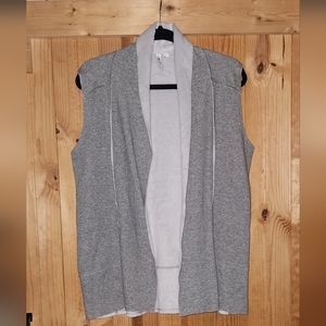 Cable & Gauge Open Vest Faux Fur Lining Size Large